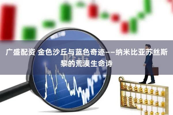 广盛配资 金色沙丘与蓝色奇迹——纳米比亚苏丝斯黎的荒漠生命诗
